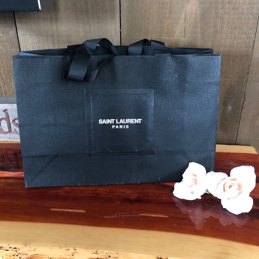 Authentic Ives Saint Laurent shopping paper bag